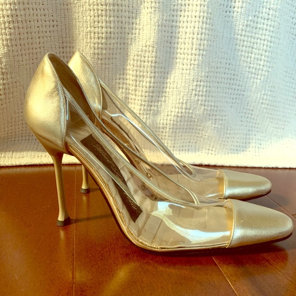 Karl Lagerfeld Shoes - karl lagerfeld vintage stiletto silver translucent